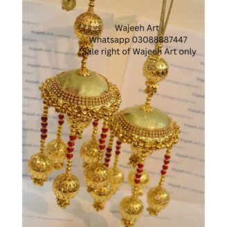 kaleera10 Gold Bridal Kaleera With Embellishments