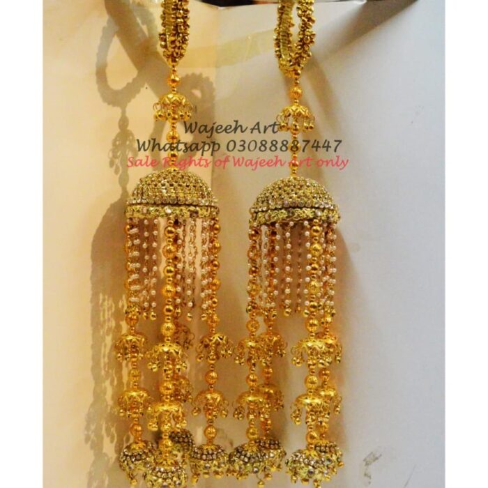 kaleera14 All Gold Bridal Kaleeray With Embellishment