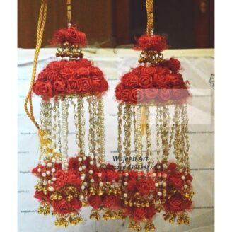 kaleera17 Red Rose Bridal Kaleeray With Embellishment