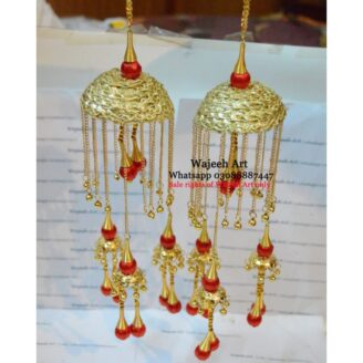 kaleera22 Elegant Gota Bridal Kaleeray With Pearls