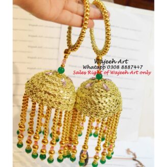 kaleera28 Special Gota & Pearl Golden Bridal Kaleeray