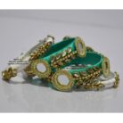 kBangle188 Kundan Bangle with Mirrors