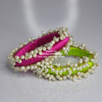 kBangle256 Pair of Pearls Bangles