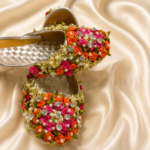 Shoe12 Silver Gota Pearl Handmade Khussa