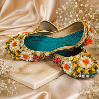 Shoe44 Gota Khussa for Wedding