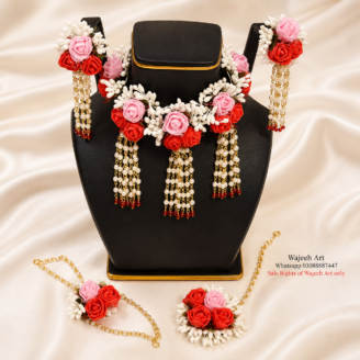 FJewel25 3 in 1 Handmade Artificial Flower Dough Jewellery
