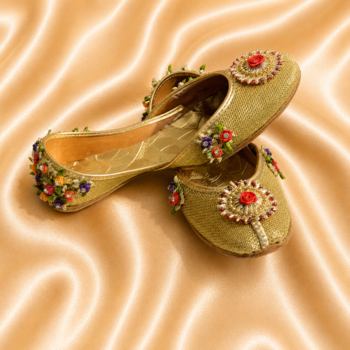 Gotakhussa1 Shoe71 Handmade Gota Khussa