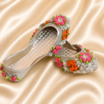 Shoe24 Silver Gota Khussa