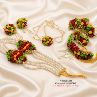 FJewel15 Mala & Choker Artificial Dough Jewellery Set