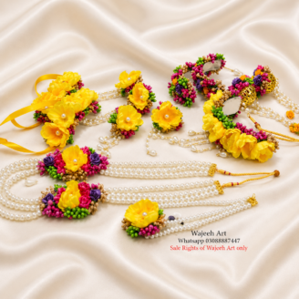 FJewel14 Special Artificial Flower Jewellery Set With Malaa