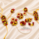 FJewel33 Handmade Gota Dough Jewellery Set For Brides