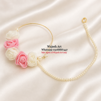 FJewel24 Elegant Handmade Artificial Flower Nath