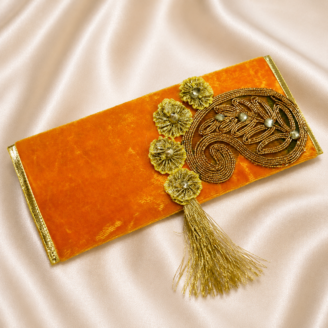 Env05 Customized Velvet Wedding Envelope