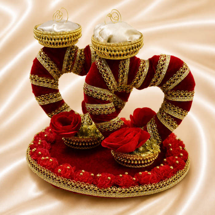 EngageTray3 EngTray-03 Heart Shape Engagement Ring Tray