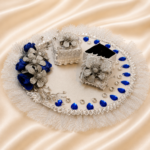 EngTray-09 Silver Pearl Engagement Ring Tray