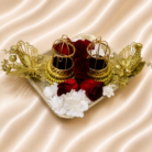 EngTray-11 Golden Cage Style Engagement Ring Tray