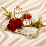 EngTray-08 Rose & Pearl Engagement Ring Tray