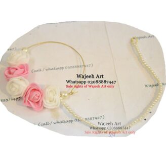 FJewel24 Elegant Handmade Artificial Flower Nath For Weddings