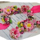 FJewel28 Pair of Artificial Floral Ring Bracelet Specially For Brides