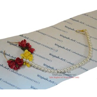 FJewel30 Artificial Flower Bridal Nath For Mehndi & Mayon