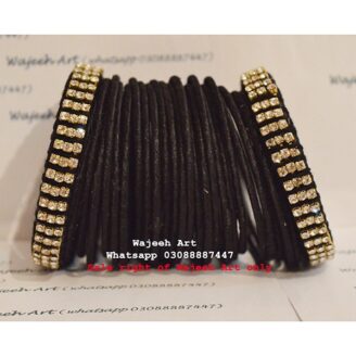 GB25-2dozon thread bangles with 2 karas