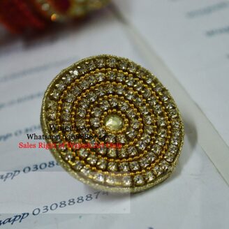 GJewel204 Special Big Size Gota Ring With Pearls