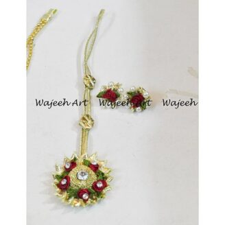 GJewel205 Special Gota Bindiya With Earrings For Girls