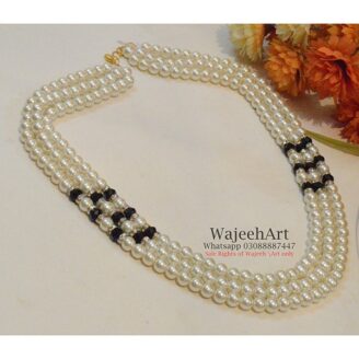 GJewel209 All White Pearl Mala Set