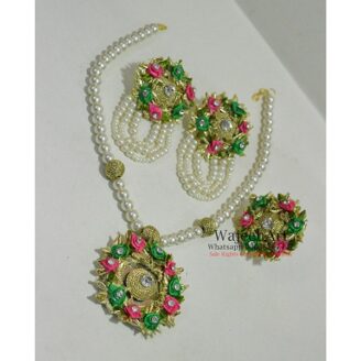 GJewel231 Gota Jewellery Set With Ring For Wedding