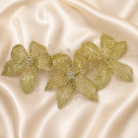HairAcc03 Handmade Golden Hair Clip