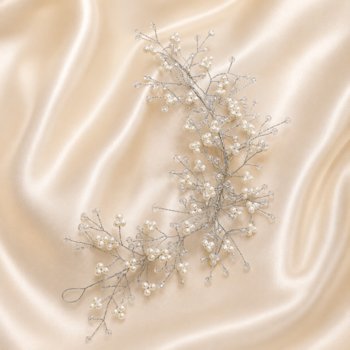 HairAcc26 1150 HairAcc26 Crystal Hair Vine For Party Hairstyle