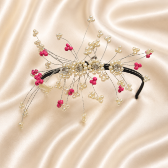 HairAcc29 All Pearls Head Hairband