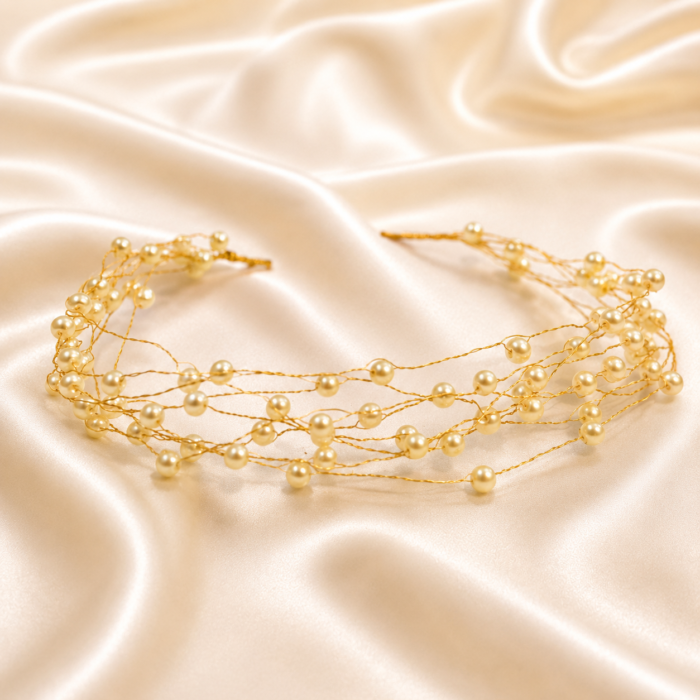 HairAcc30 900 HairAcc30 Pearl Head Hairband For Girls