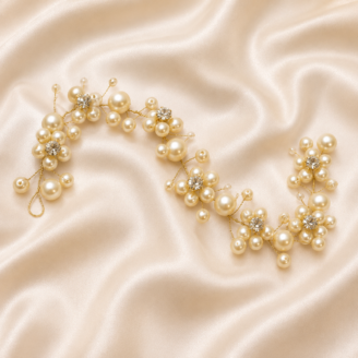 HairAcc33 Pearl Hair Vine