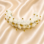 HairAcc38 Floral Hair Bun Piece