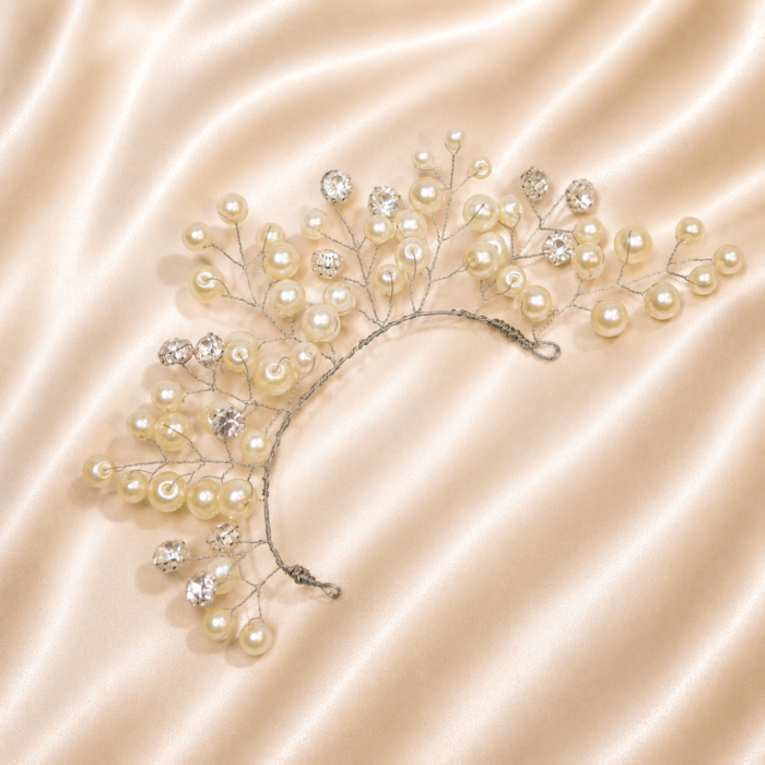 HairAcc43 550 HairAcc43 White Headpiece