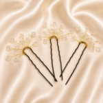 HairAcc55 Crystal Hairbun Pins