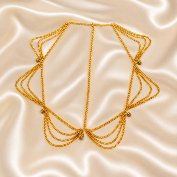 HairAcc64 Chain Style Headpiece