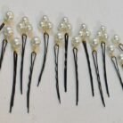 HairAcc67 Pearls Hairpin