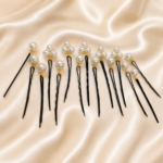 HairAcc67 Pearls Hairpin