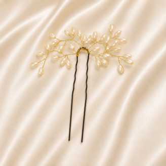 HairAcc70 Pearl Hair Bun Pin