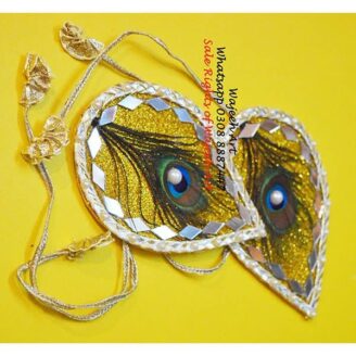 Yellow Customized Wedding Pan Patta For Mehndi