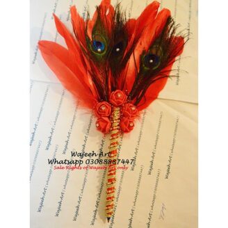 All Red Beautiful Handmade Wedding Nikkah Pen