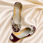 Shoe45 Handmade Mirror Khussa
