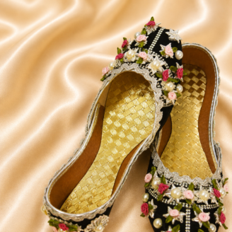 Shoe62 Traditional Handmade Gota Khussa