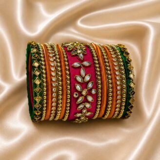 kundan bangle set