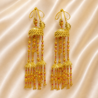 kaleera19 Classic Gold Gota Bridal Kaleeray For Mehndi