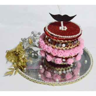 Special Handmade Matka Dhoodh Pilai GlassTray