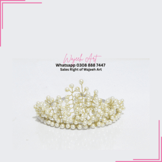 HairAcc75 Pearl Crown Hair Accessories