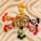 GBangle194 6 pcs color bangle set for kids